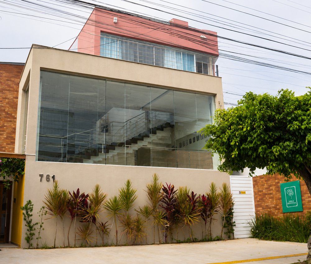 Fachada da Clínica Vida e Bem Estar